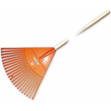 Bradas GRABIE PLASTIKOWE DO LIŚCI 26 ZĘBÓW OPRAWIONE TRZON METALOWY 26-ZĘBÓW