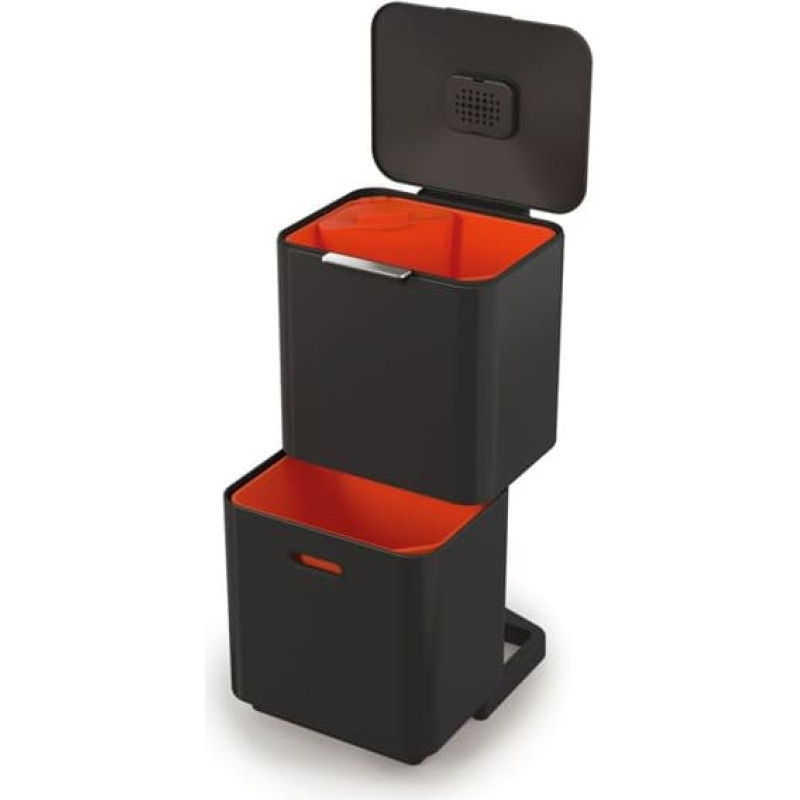 Joseph Joseph Totem Max black 60L Abfalltrennung-& Recyc. beh&auml;