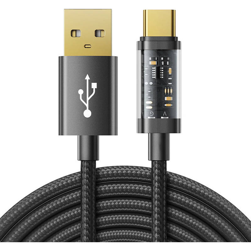 Joyroom USB to USB-C cable Joyroom S-UC027A12 3A, 1.2m (black)