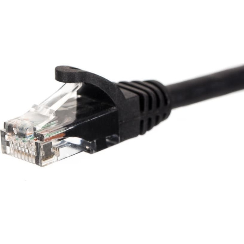 Netrack Patchcord UTP kat.5e 3m czarny (BZPAT3UK)