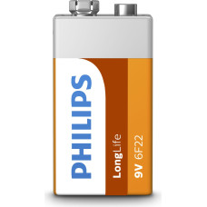 Philips LongLife Battery 9V Block 1 pcs.