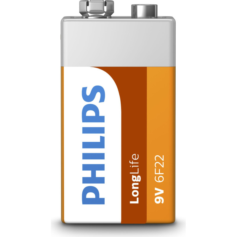 Philips LongLife Battery 9V Block 1 pcs.