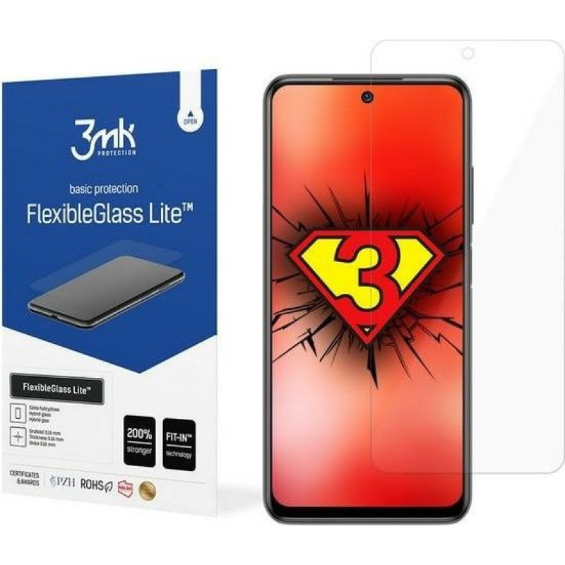3MK 3MK FlexibleGlass Lite Xiaomi Redmi Note 10 Glass Hybrid Lite