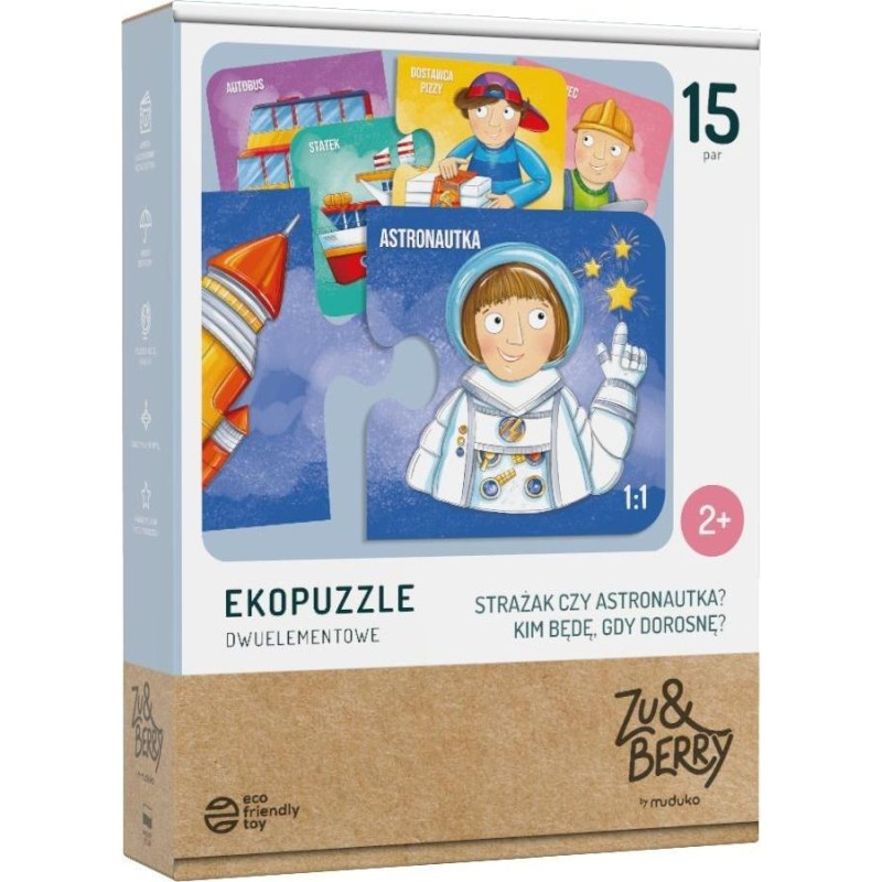 Muduko Ekopuzzle two-elements Firefighter or astronaut?