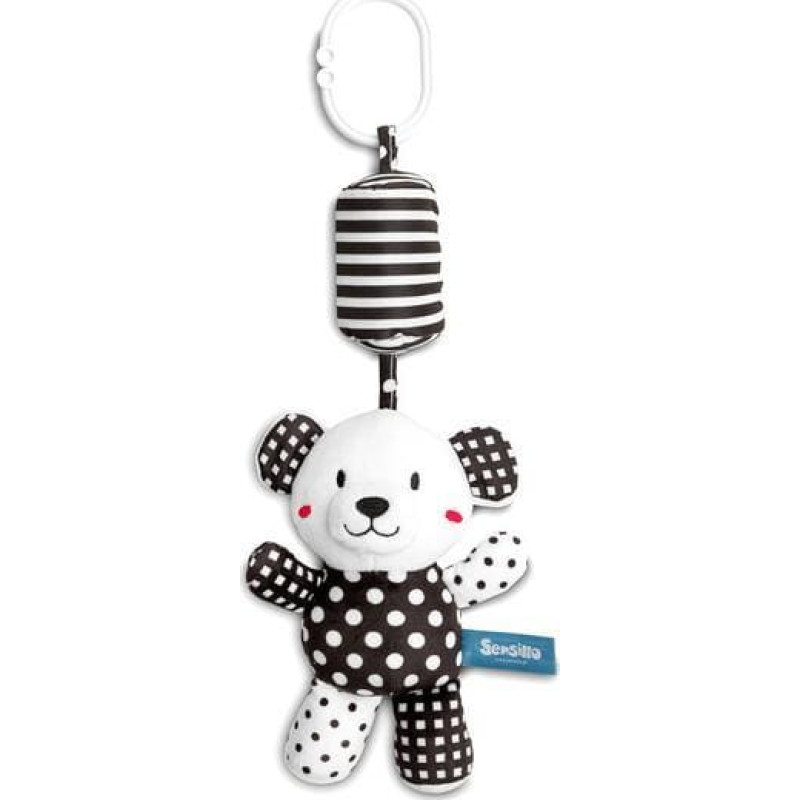 Sensillo Black&white Zawieszka Do W&oacute;zka Miś