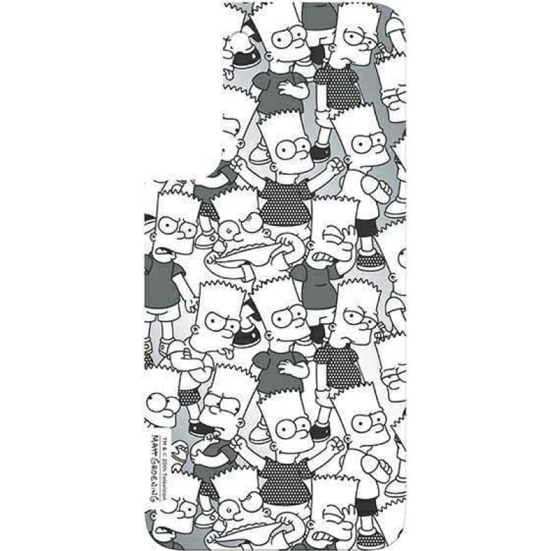 Samsung Rear panel to case Frame Cover to Galaxy S22 - SIMPSONS (Mix B&W) [H]