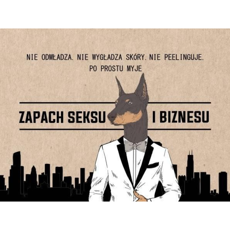 LAQ LaQ Doberman Mydło w kostce - Zapach sexu i biznesu 85g