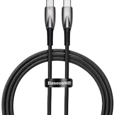 Baseus USB-C cable for USB-C Baseus Glimmer Series, 100W, 1m (Black)
