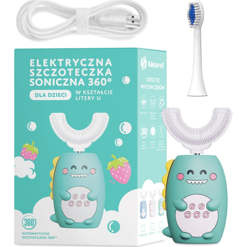 Simed Szczoteczka Simed U-shape S838 Zielona