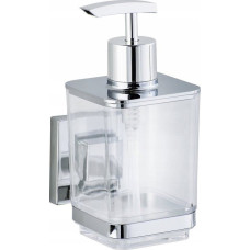Wenko Dozownik do mydła Wenko Dozownik do mydła QUADRO,Vacuum-Loc stal nierdzewna - 340 ml, WENKO