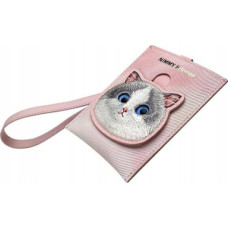 Ilike Nimmy portfel na karty r&oacute;żowy/pink Big Eyed Pet 2.0 Cat
