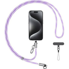 Usams Smycz do telefonu z kablem do ładowania  Usams SJ746 30W USB-C do Lightning 1.2m fioletowy