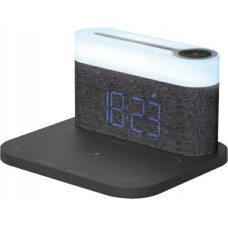 Proove 3-in-1 Bedside lamp + Alarm clock Day & Night LED 1200mAh 3W inductive charging 15W dark gray