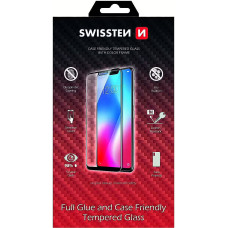 Swissten Hartowane szk�o ochronne Swissten, pro Apple iPhone XR, czarna, case friendly and color frame