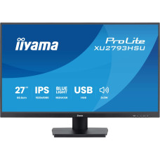 Iiyama ProLite XU2793HSU-B7 - 27 - black (matt), FullHD, IPS, USB hub, HDMI, DP, 100Hz panel