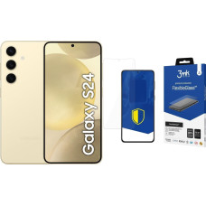 Samsung Smartfon Samsung Galaxy S24 5G 8/128GB Ż&oacute;łty  (SM-S921BZYDEUE) + FlexibleGlass