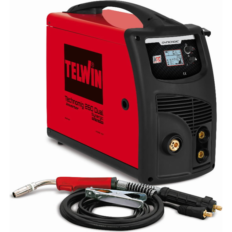 Telwin MIG/MAG metinā&scaron;anas iekārta Technomig 260 Dual Synergic, Telwin