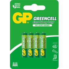 Gp Batteries GP Bateria Greencell AAA / R03 4 szt.