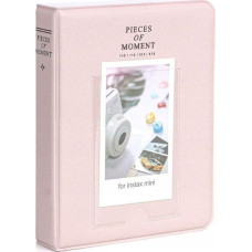 Loveinstant Photo album 64 pcs for Fujifilm INSTAX Mini 12 11 40 9 8 7s EVO LiPlay Link 2 SE / Pastel Pink