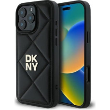 Dkny DKNY DKHCP16LPQDSLK iPhone 16 Pro 6.3" czarny/black Quilted Stack Logo