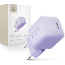Tech-Protect NCM25 1-PORT NETWORK CHARGER PD 25W BABY PURPLE