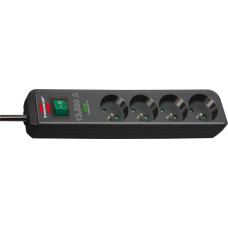 Brennenstuhl Power strip Brennenstuhl Eco-Line overvoltage 4 sockets 1.5 m black (1412000000)