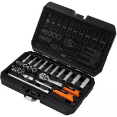 Neo Tools Zestaw kluczy nasadowych 1/4", 23 szt., satynowy 10-231