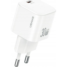 Usams Ładowarka sieciowa USAMS JO Series CC262 30W USB-C + kabel USB-C/Lightning 1m biały