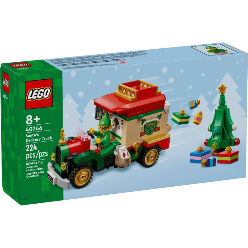 Lego 40746 Iconic Santa's Delivery Van, Construction Toy