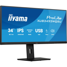 Iiyama ProLite XUB3493WQSU-B6, LED monitor - 34 - black (matt), QHD, IPS, 120 Hz, HDMI, 120Hz panel