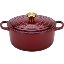 Le Creuset Signature Bräter rund 24 cm rot
