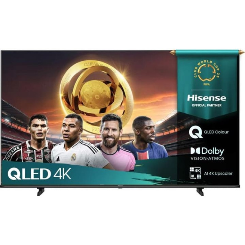 Hisense UHD QLED Smart TV | 50E7Q | 50" | Smart TV | VIDAA OS | UHD | Black