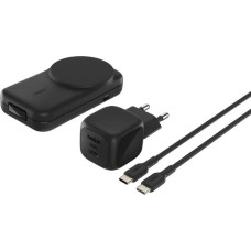 Belkin UltraCharge 25W Qi2 magn. 2-in-1 Lad.klappb.sw. WIZ038kqBK