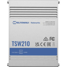 Teltonika | Switch | TSW210 | Unmanaged | Wall mountable | Gigabit Ethernet (copper) ports quantity 8 | SFP ports quantity 2 | 24 month(s)