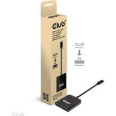 Club3D I/O HUB USB-C TO DP DUAL/CSV-1555 CLUB3D