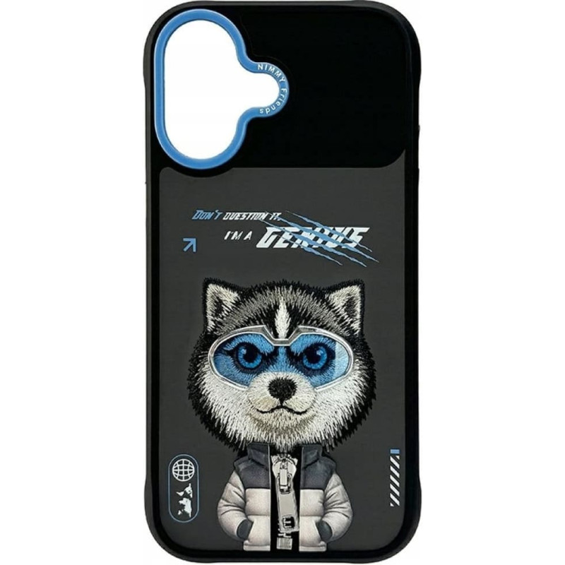 Nimmy Etui Nimmy Cool&Cute 2.0 Wolf do iPhone 17 czarny