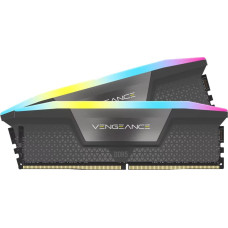 Corsair DDR5 - 96GB - 6000 - CL - 36 (2x 48 GB) Dual Kit, Grey Memory, CMH96GX5M2E6000Z36, Vengeance RGB, Intel XMP, AMD EXPO