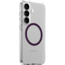 Panzerglass CARE by &reg; Flagship Case Transparent Urban Combat w. Plum Purple Qi Compatible Samsung Galaxy S25 mobilo telefonu apvalks Aploksne Caurspīdīgs
