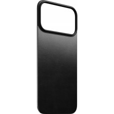 Nomad Magnetic Leather Back - nakładka magnetyczna na iPhone 17 Pro Max kompatybilna z MagSafe| skóra Horween (black)