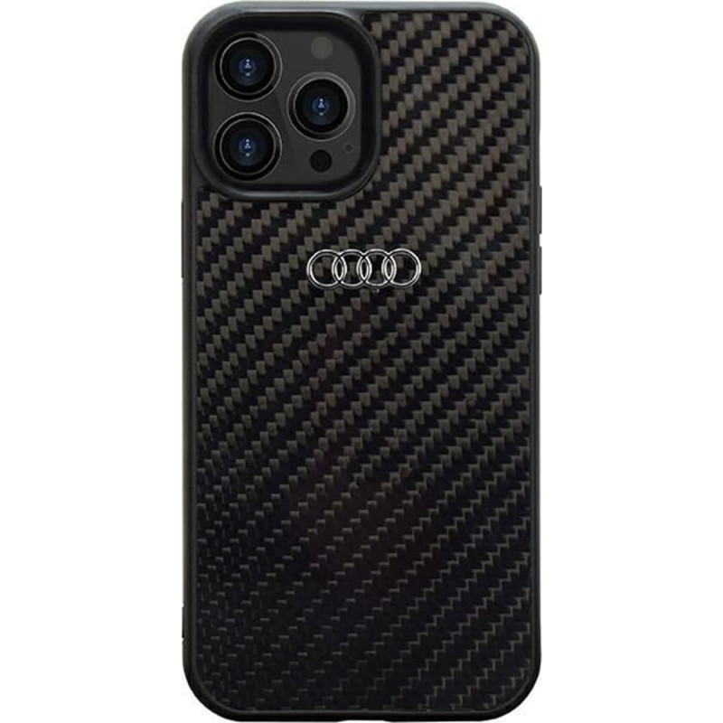 Audi Audi Carbon Fiber iPhone 14 Pro 6.1" black/black hardcase AU-TPUPCIP14P-R8/D2-BK