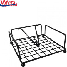 Metal napkin holder 17.5x17.5x6cm VANORA