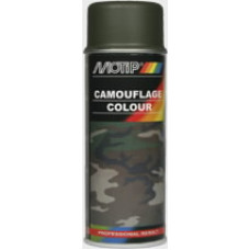 Motip Camouflage RAL 6006 izsmidzināmā krāsa green 400ml, Motip