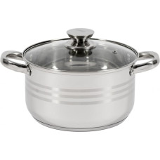 Pot stainless steel with teflon coating 4.5L 22x12.5 cm HR-HJ-045, COOKING BY HEINNER
