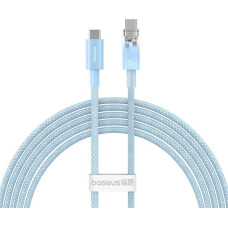 Baseus Kabel USB Baseus USB-C - USB-C 2 m Niebieski