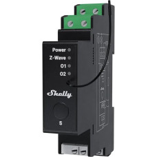Shelly Sterownik dwukanałowy na szynę DIN Z-Wave Shelly Wave Pro 2PM LR