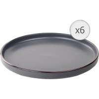 Ceramic dessert plates set of 6pcs 20cm CALYPSO HR-WDF-G20D6 HEINNER