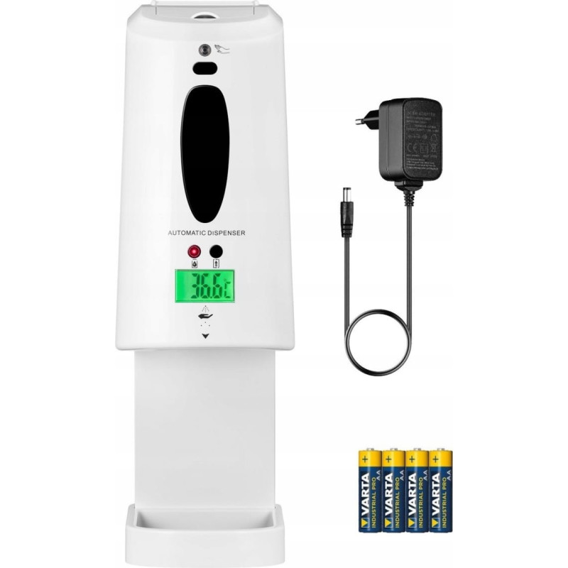 Case4Life Dozownik do p�ynu dezynfekuj�cego z funkcj� pomiaru temperatury D1300TAEUK