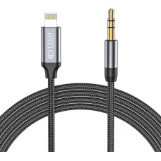 Tech-Protect USB cable Tech-Protect Lightning - mini Jack 3.5 mm 1 m Black (9490713929087)
