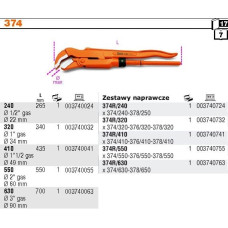 Beta PIPE WRENCH / PLIERS 240MM 1/2 GAS