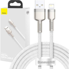 Baseus USB cable for Lightning Baseus Cafule, 2.4A, 2m (white)